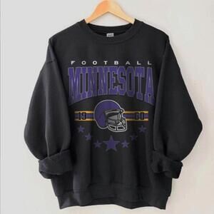 Minnesota Vikings Football Purple And Gold Minnesota Foot Sweatshirt Nfc N